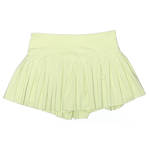 GOLD HINGE Pleated Tennis Skort soft green skirt shorts sz medium - Picture 1 of 3